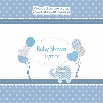 Krówki na Baby Shower - własny projekt - Wzór 115
