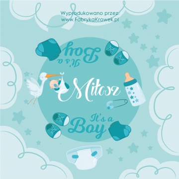 Krówki na Baby Shower - własny projekt - Wzór 128